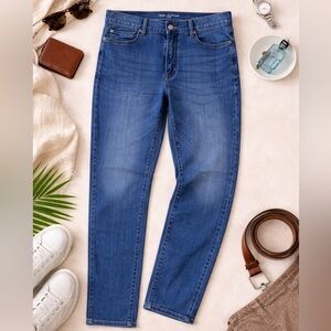 Banana Republic Travel Jean Slim Fit 35x32 Medium Wash